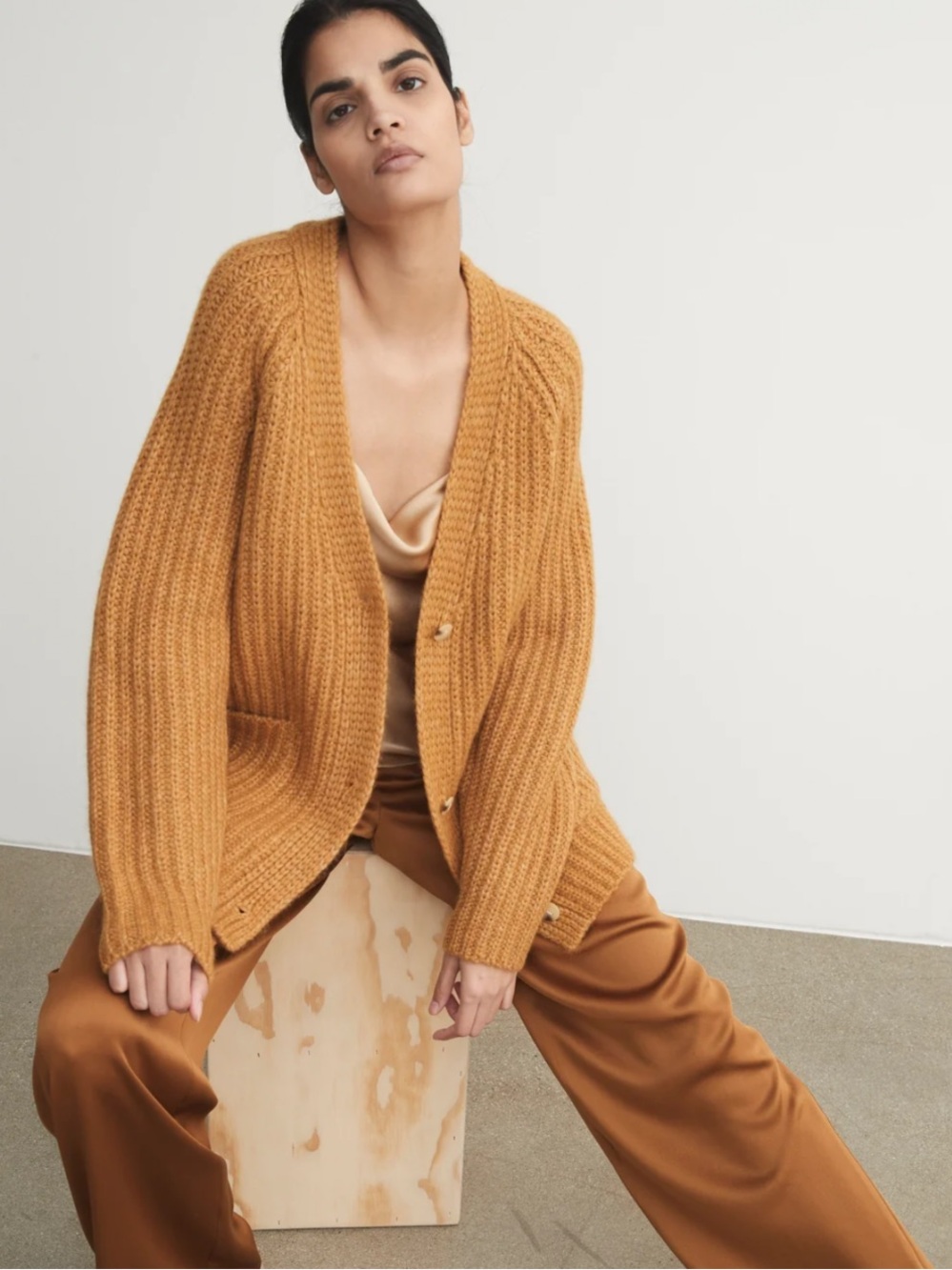 VINCE Oversized Knit Cardigan